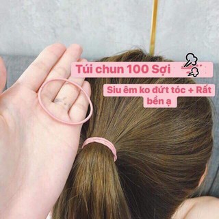Combo 10c cột tóc mix nhiều màu