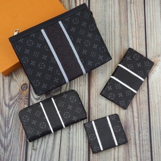 ví nam lv da pu cao cấp nhiều ngăn tiện ích, ví da nam fullbox.