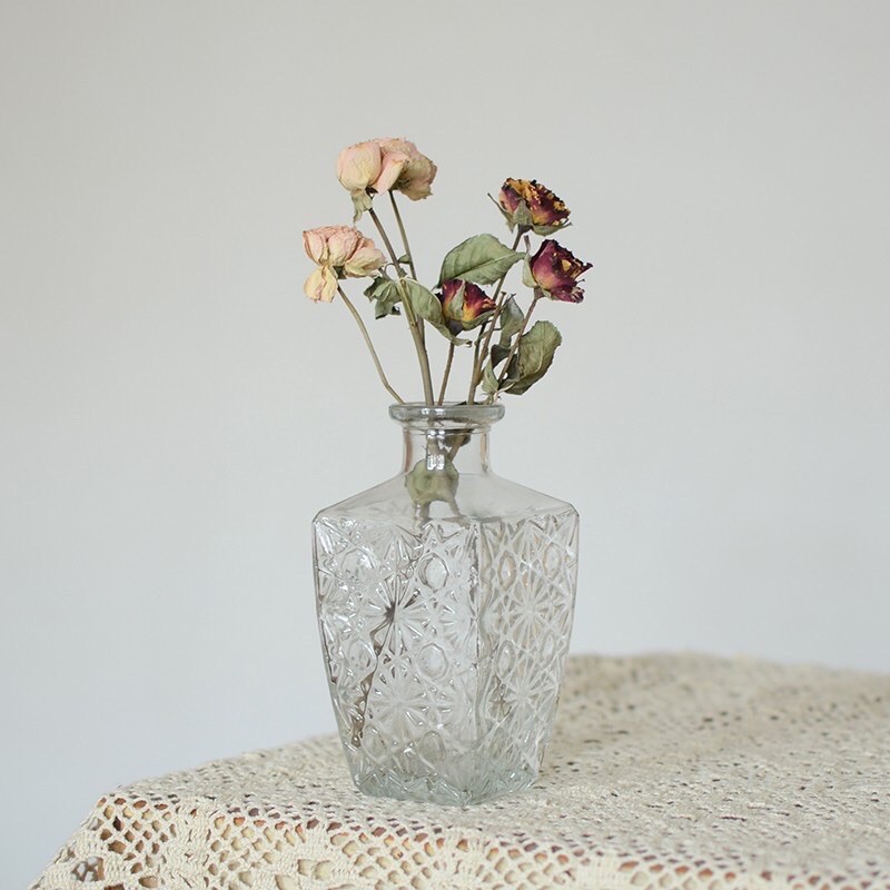 LỌ HOA THUỶ TINH PHONG CÁCH RETRO-CHẤT LIỆU THUỶ TINH LOẠI 1