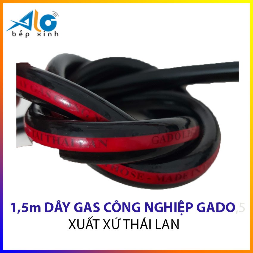 Bộ van dây gas bếp khè công nghiệp Gado - dùng với bếp khè  - Alo Bếp Xinh