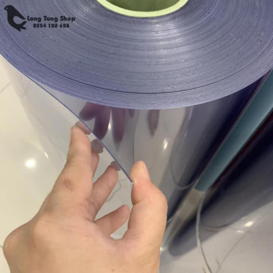 Màng nhựa PVC loại cứng trong suốt dày 3,5,8zem