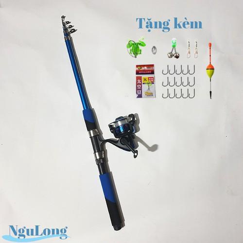Bộ cần câu giá rẻ 2m7 kèm máy+dây+bộ phao lưỡi và phụ kiện + nhái giả (Đồ Câu Chất Lượng Giá Rẻ)