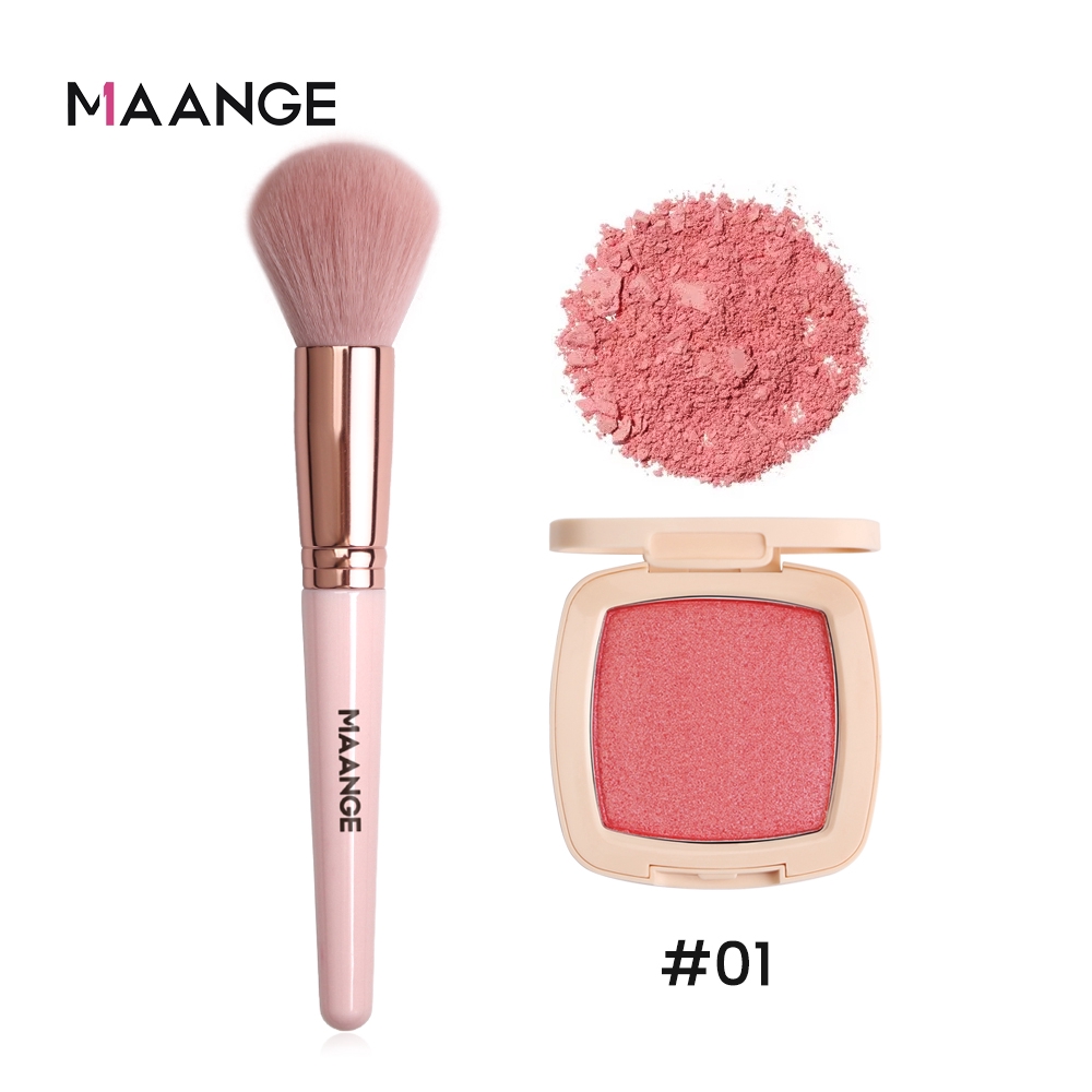 Set Má Hồng Và Cọ Trang Điểm MAANGE 5860 + 5037 Nhỏ Gọn 50g | BigBuy360 - bigbuy360.vn