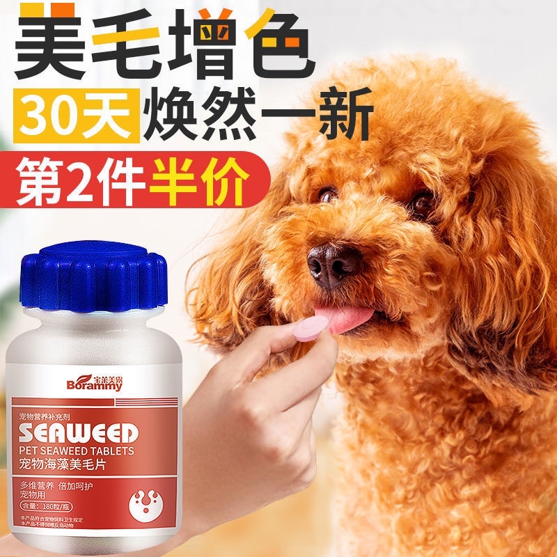 Vitamin cho chó Borammy Viên rong biển dưỡng lông cho mèo bổ gan thận NourseVietnam BM04