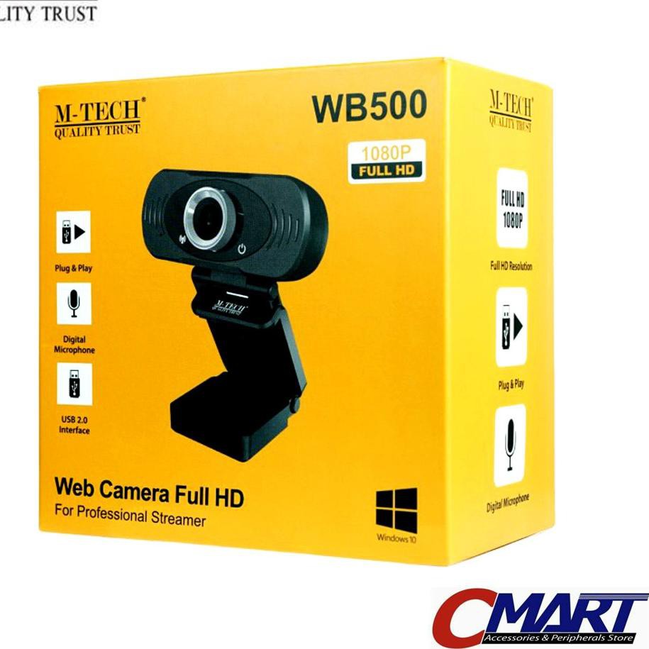 Webcam HD1080P WB-500 Kèm Mic Và Dây Buộc | BigBuy360 - bigbuy360.vn