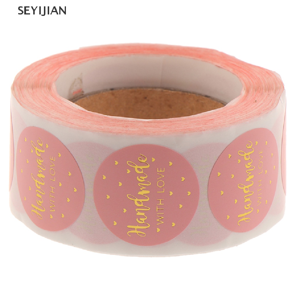 500 Nhãn Dán Giấy Kraft In Chữ Thank You For Your Order