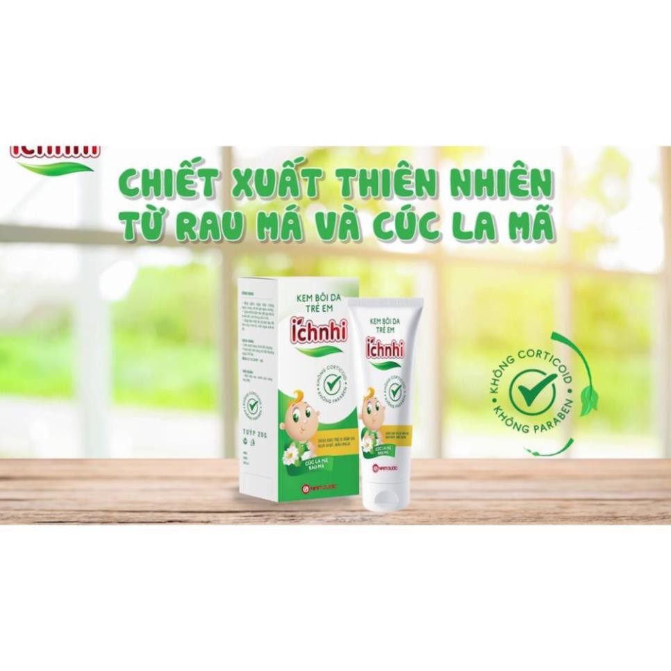 Kem Bôi Da Ích Nhi - Giúp giảm ngay triệu chứng ngứa, sưng, đỏ do gãi ngứa, dị ứng. Làm mờ và làm dịu vết muỗi đốt