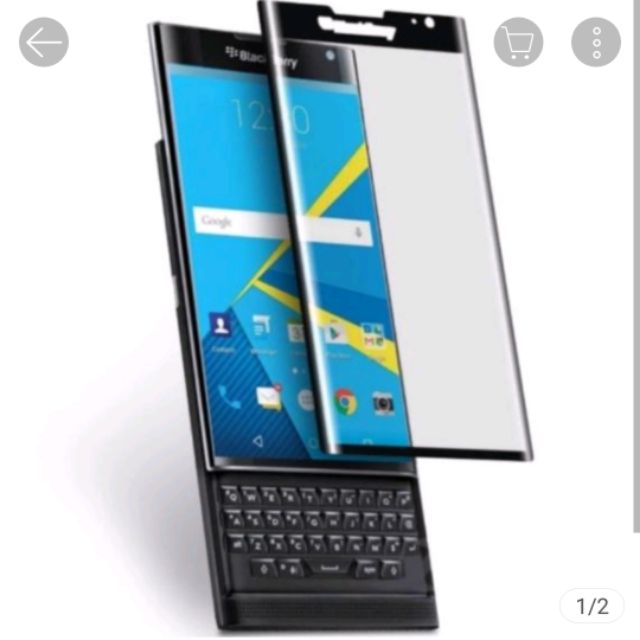Dán kính cường lực full màn hình 4D cho blackberry PRIV
