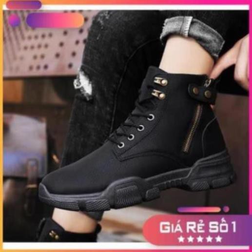 [Sale 3/3] Giày Boot Nam Cổ Cao Khóa Đen GN282 Sale 11 -op1 " _ ? | BigBuy360 - bigbuy360.vn