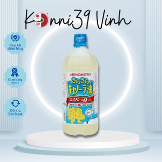 Dầu Ăn Hoa Cải Ajinomoto Nhật Bản 1l | Dầu ăn Hạt Cải Ajinomoto hàng Nhật nội địa - konni39 Vinh