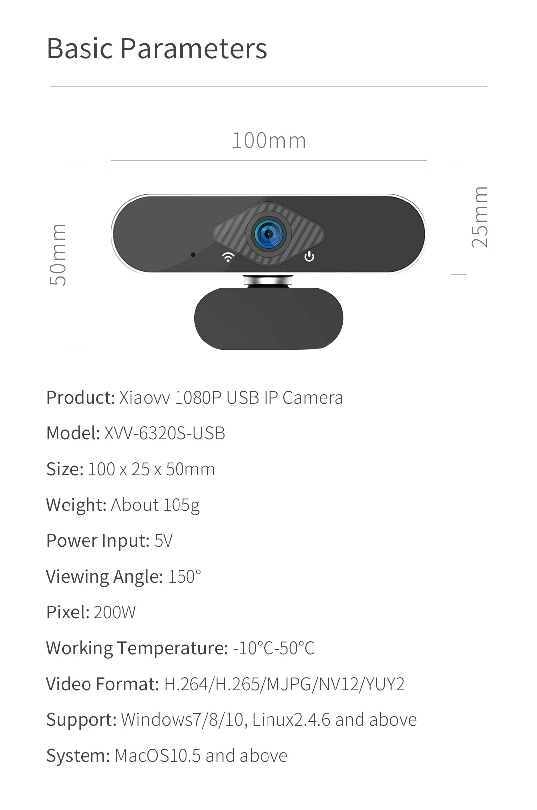 Xiaovv 1080P USB Webcam Camera Ultra Wide Angle Auto Focus For Laptop PC Online Teaching Đa Năng Chất Lượng Cao from xiaomi