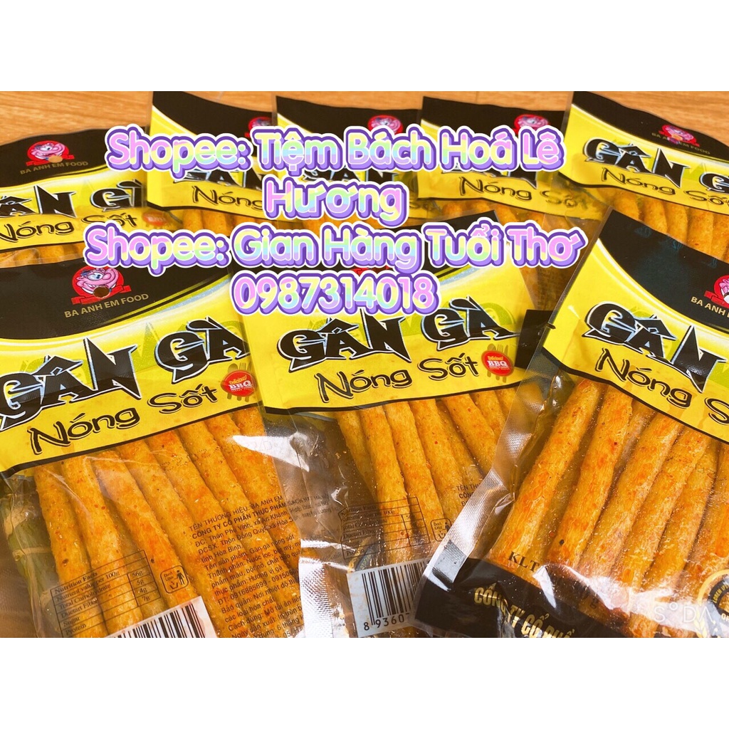 Snack bim bim gân gà nóng sôt 1 bịch 30 gói