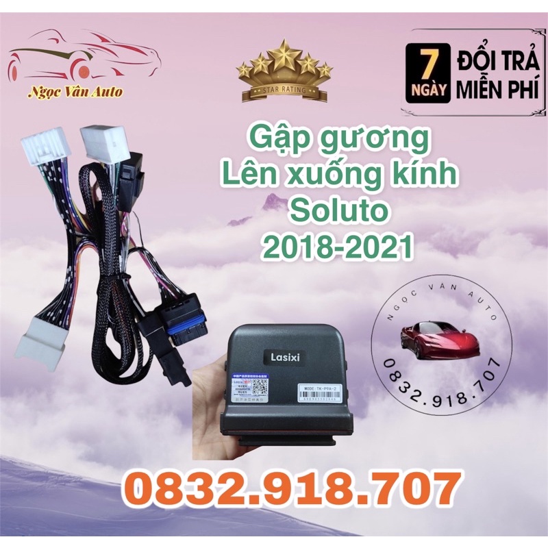 Tự động gập gương lên xuống kính Soluto 2018 - 2021 Hãng Lasixi