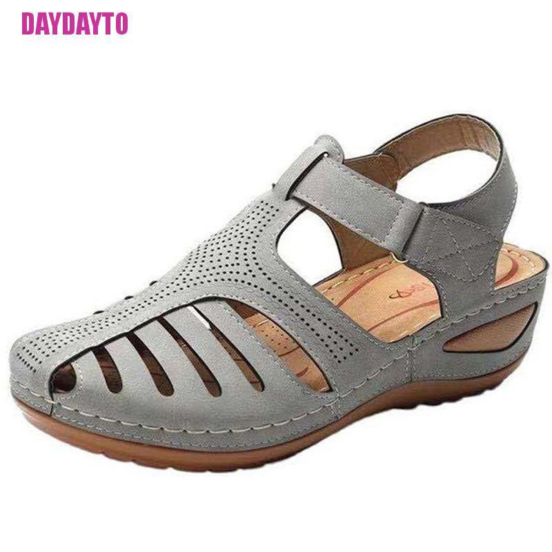 Giày sandal thiết kế đục lỗ hỗ trợ điều chỉnh dáng bàn chân thời trang mùa hè cho nữ