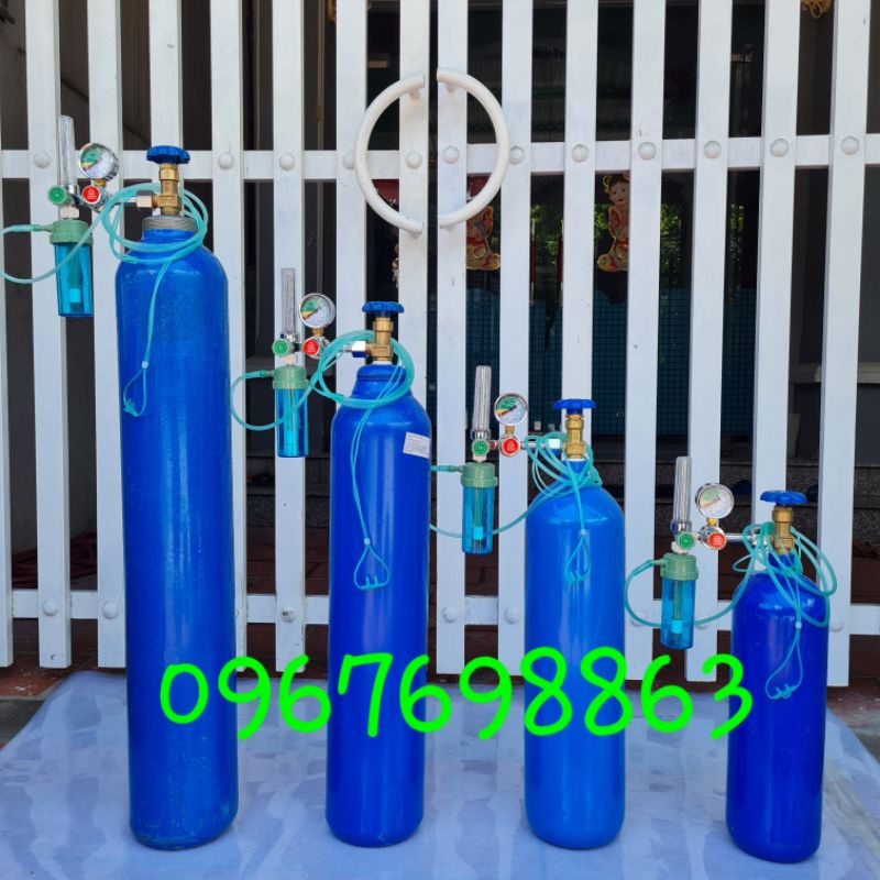 Bình Oxy Thở Ytế  9Lít Trọn Bộ. Sip Toàn Quốc