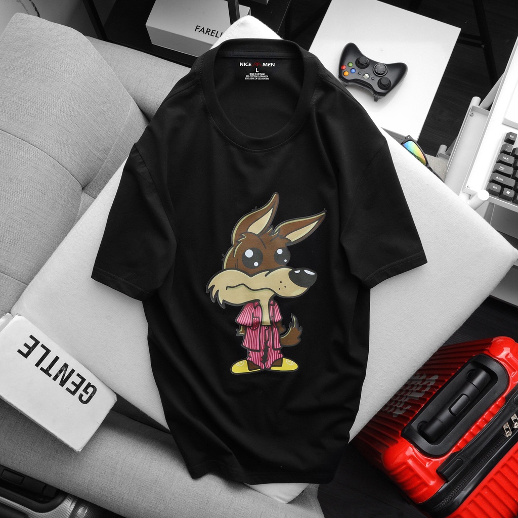 Áo Thun Nam Nữ Cổ Tròn Unisex In graphic Hearty Vintage Form Rộng Oversize 50 - 95 Kg Cotton Premium
