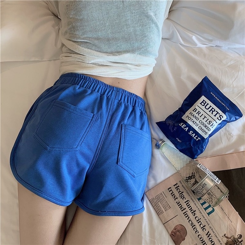 Quần Short BASIC THUN Nam Nữ Unisex form rộng - quần đùi ngắn form lửng ống suông vải thun mịn không nhăn cực mát