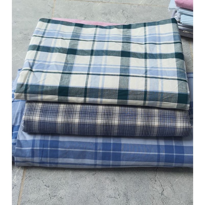 Vải thô kẻ caro