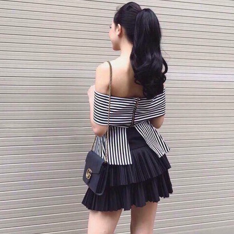 Chân Váy Ngắn 2 Tầng Dập Ly Sang Chảnh Hanlly Fashion Thời Trang Nữ CV3 | BigBuy360 - bigbuy360.vn