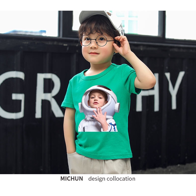 ÁO THUN HÌNH 3D HOT,ÁO THUN CHO TRẺ EM CHO BÉ GÁI VÀ BÉ TRAI, TỪ 8KG ĐẾN 26KG-5MÀU-BEPHITHUYEN2