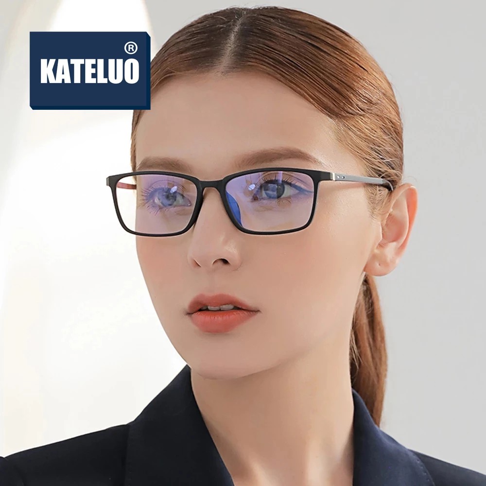 Mắt Kính KATELUO 8837 2022 Chống Ánh Sáng Xanh Laser Thiết Kế Đơn Giản Cho Nam Nữ