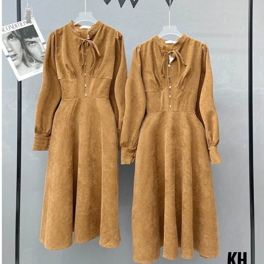 Đầm [váy] nữ hàng thiết kế dự tiệc, tiệc cưới, đi chơi thiết kế dáng dài sang trọng chất dạ nhung cao cấp | BigBuy360 - bigbuy360.vn