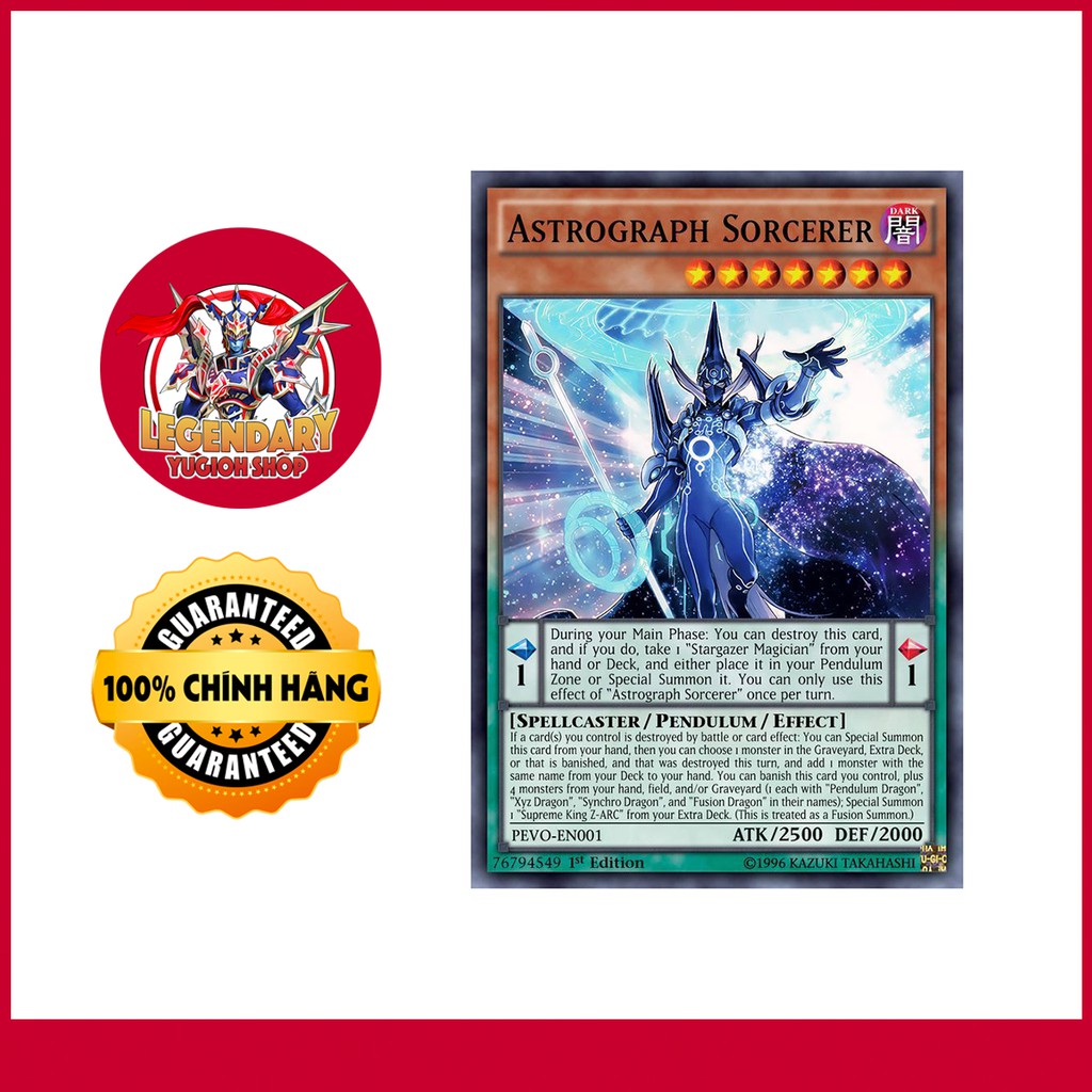 [JP][Thẻ Bài Yugioh Chính Hãng] Astrograph Sorcerer