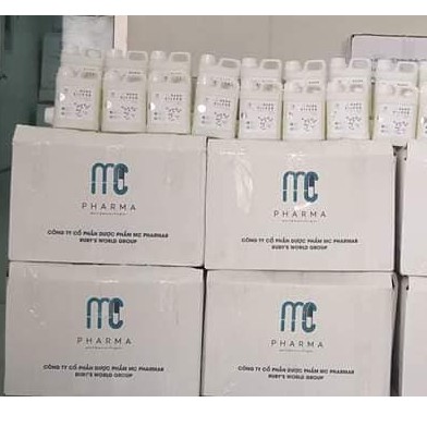 Can 1000ml kháng khuẩn Nano bạc MC Pharma - Tặng 3 chai xịt phun sương