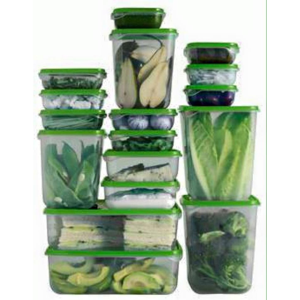Bộ hộp nhựa đựng thực phẩm, set 17 hộp nhựa bảo quản đồ ăn tủ lạnh cao cấp
