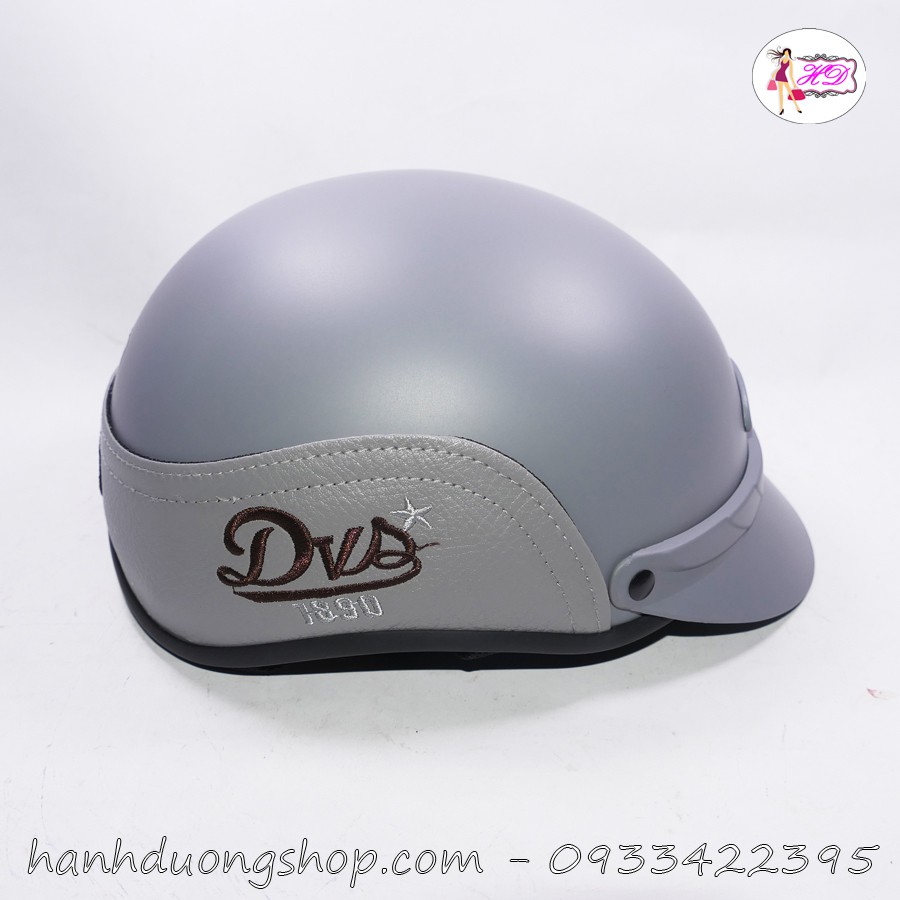 [Tặng áo mưa Hon.da] Nón bảo hiểm cao cấp chính hãng Helmet gắn da thêu chữ King DVS