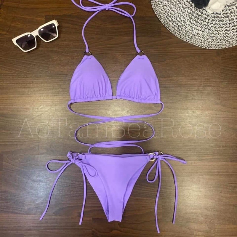 Bikini hai mảnh ship khoen sexy hàng thiết kế ( hàng có sẵn full màu ) | BigBuy360 - bigbuy360.vn