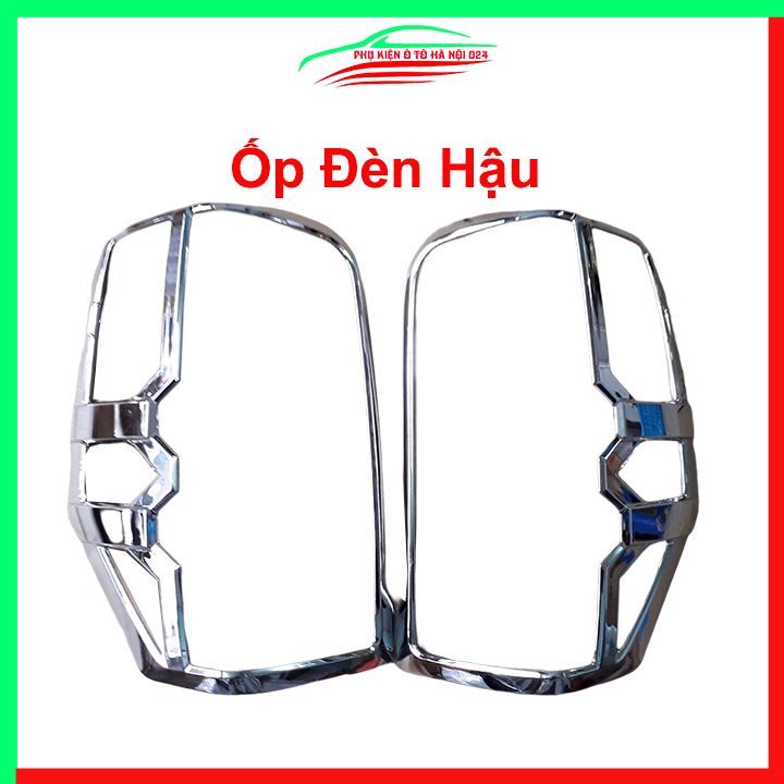 Ốp viền đèn pha hậu mạ crom Triton 2019-2020 chống trầy trang trí bảo vệ xe