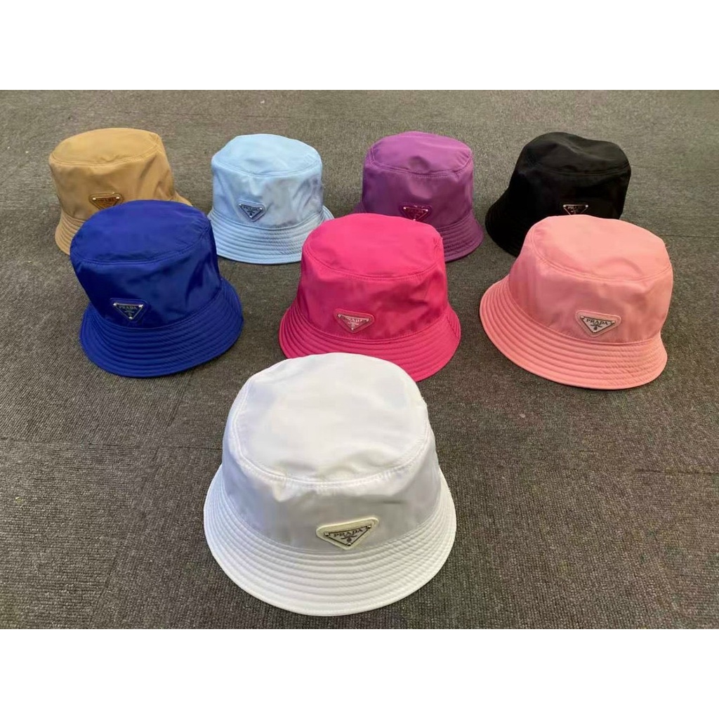 Mũ Bucket Prada , Nón Prada Nam Nữ Chất Liệu Vải Gió Dầy Dặn Thấm Hút Mồ Hôi Thời Trang
