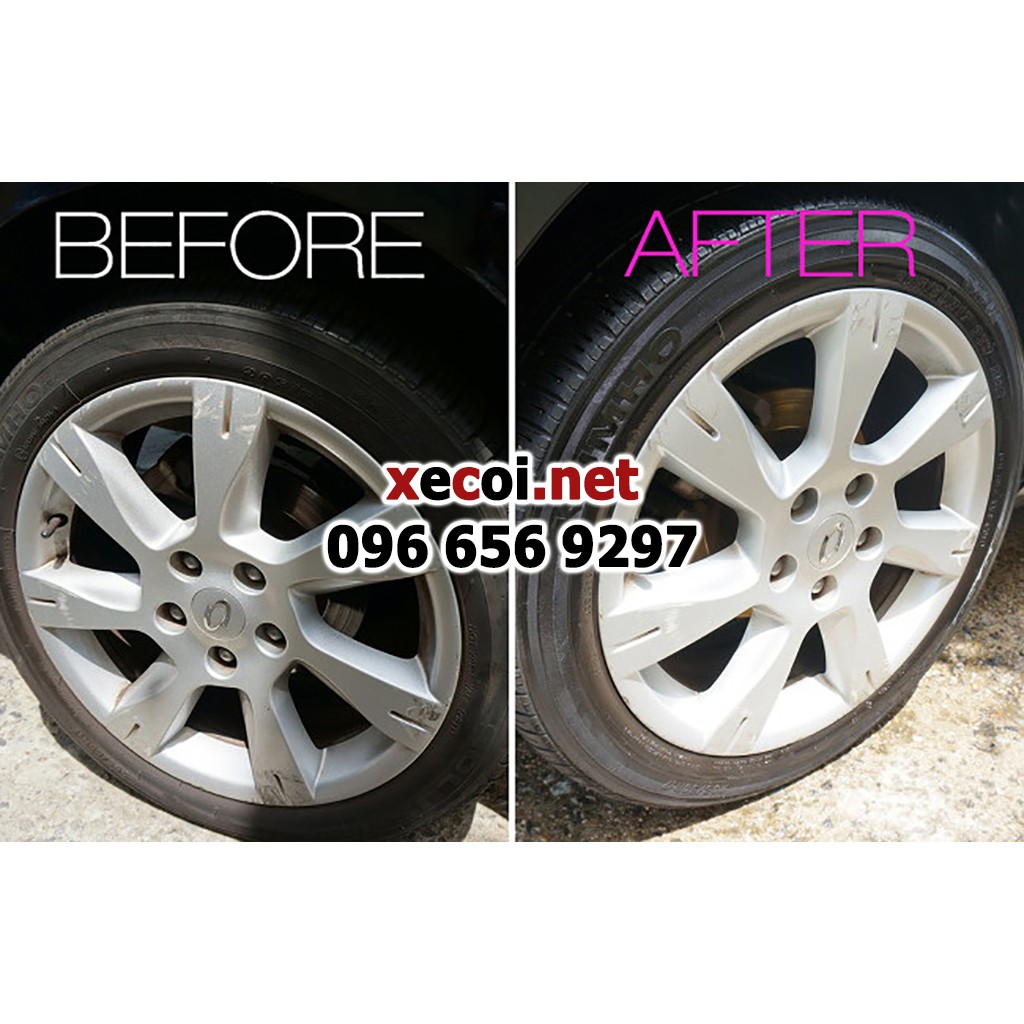 Làm bóng, bảo dưỡng lốp xe Bullsone Tire Clean & Shine