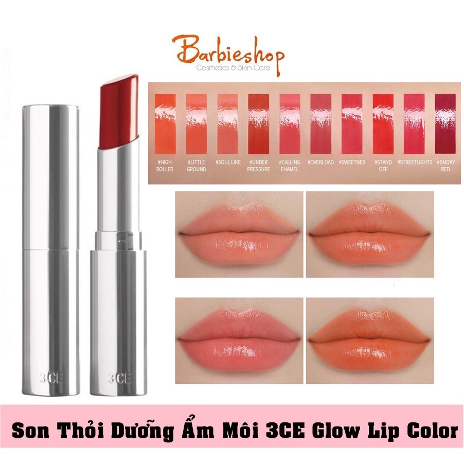 Son Thỏi Dưỡng Ẩm Môi 3CE Glow Lip Color