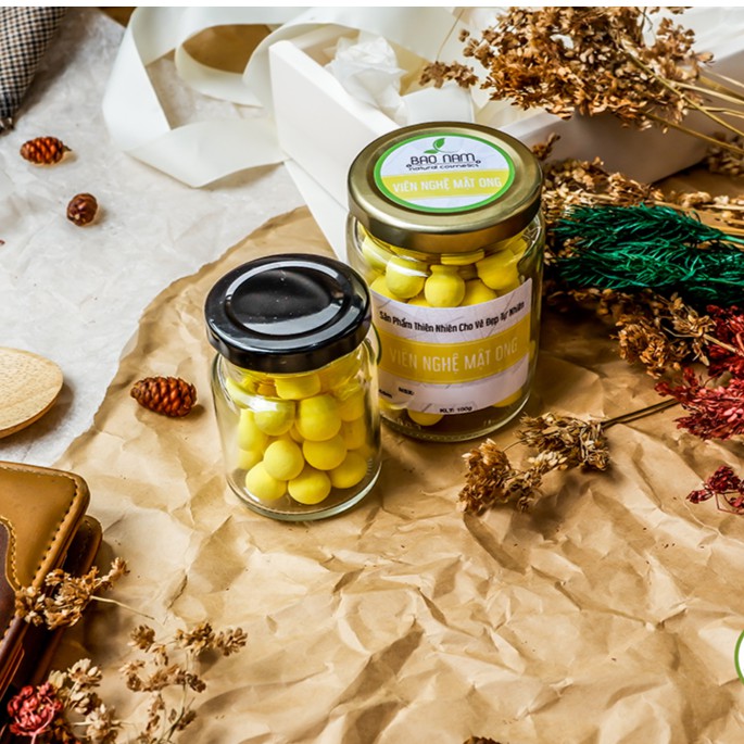 Viên nghệ mật ong trị đau bao tử Bảo Nam 100g