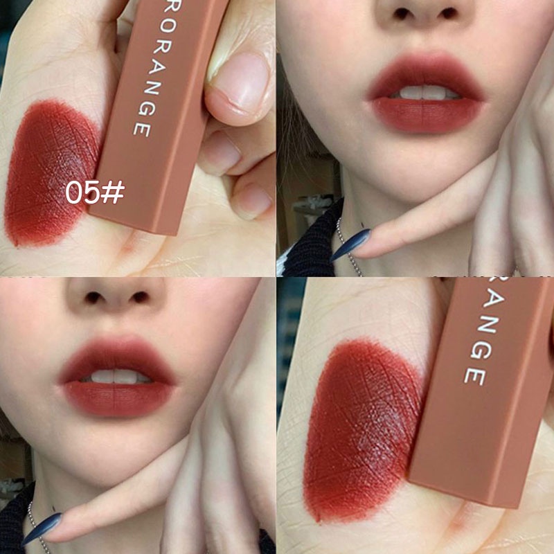 Son môi HERORANGE  kem lì mềm mịn như nhung lâu trôi son lì