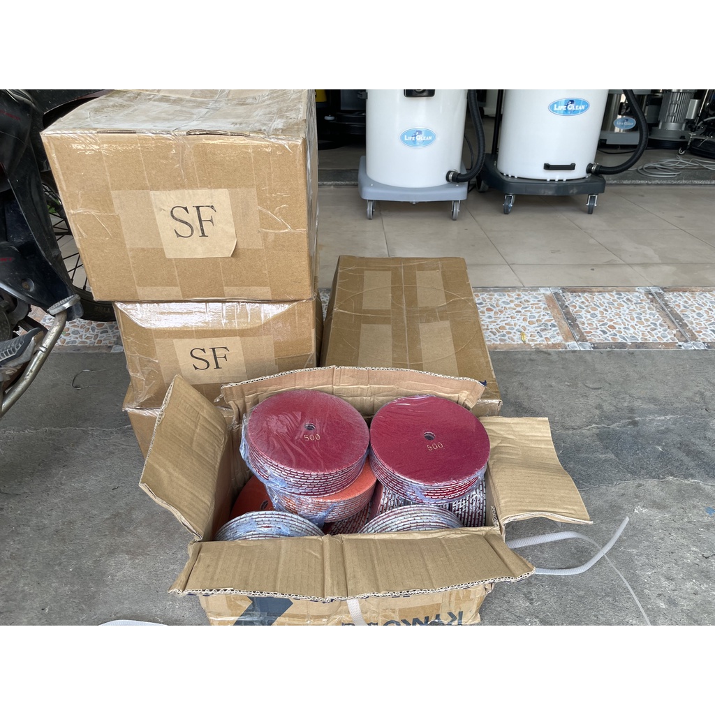 Đĩa Su Mài Bóng Đường Kính 180mm