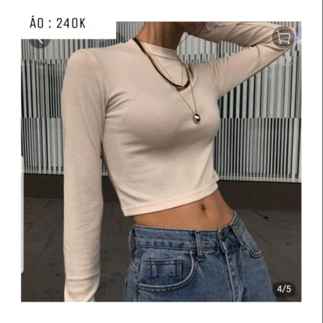 Oder TaoBao _ Áo croptop tay dài