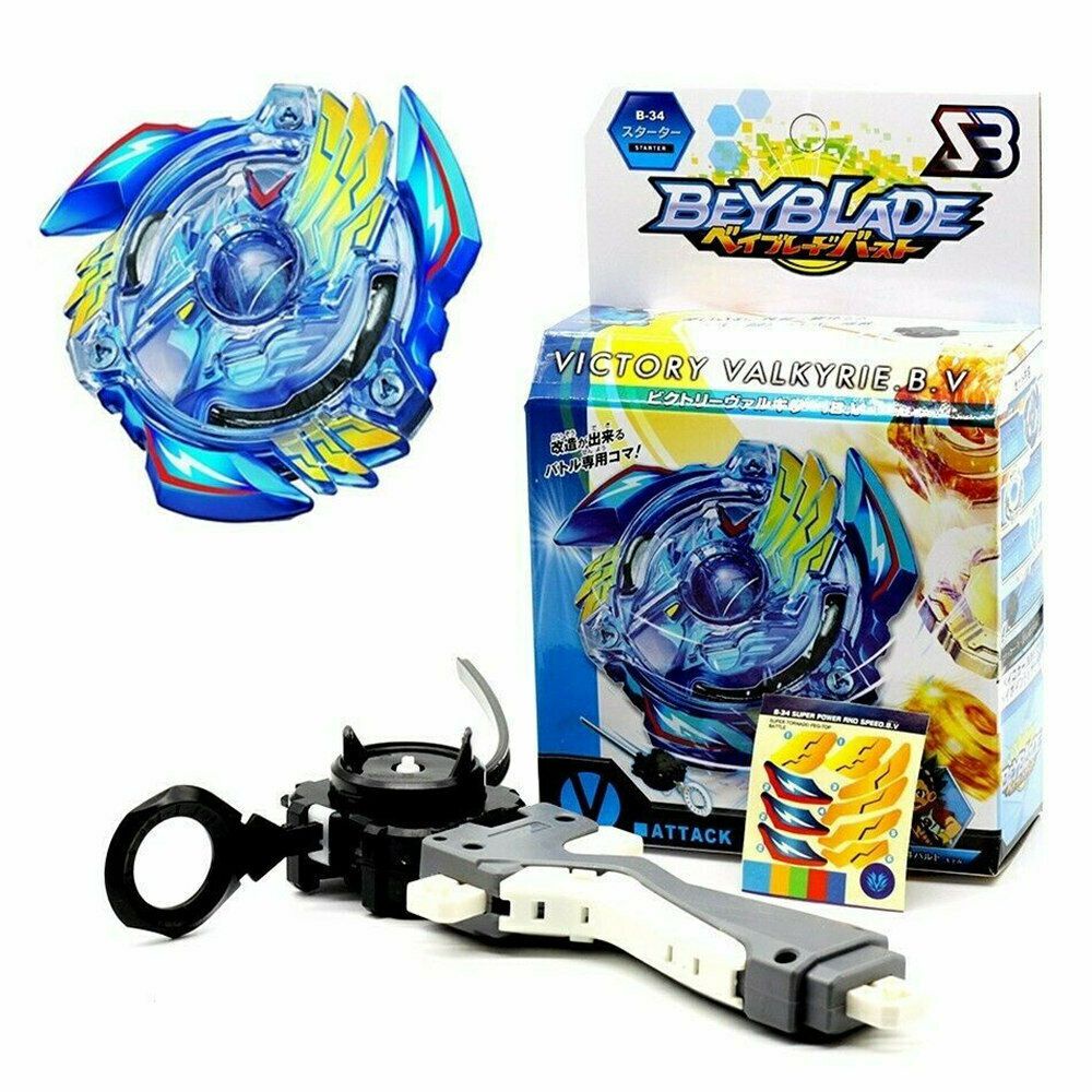 2022 Hot Beyblade Burst B-34+ Launcher Victory Valkyrie Valtryek BV Starter Pack