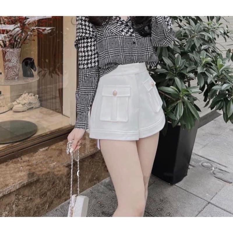 Quần đùi túi hộp cúc Bigsize Thuỳ Trangg