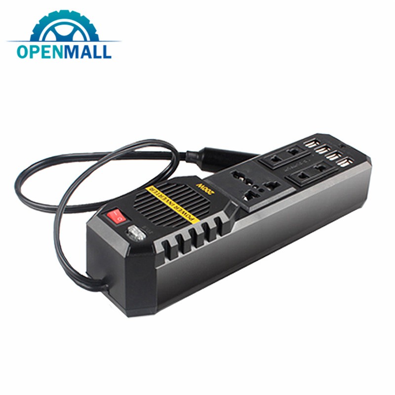 Máy biến tần 200W 12V 220V DC AC 4USB 3.1A chất lượng cao cho xe hơi