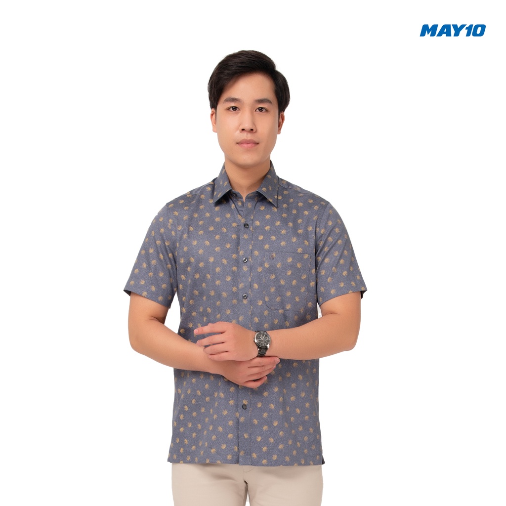 Áo sơ mi nam cộc tay dáng suông May 10 mã 010119069 màu AH204