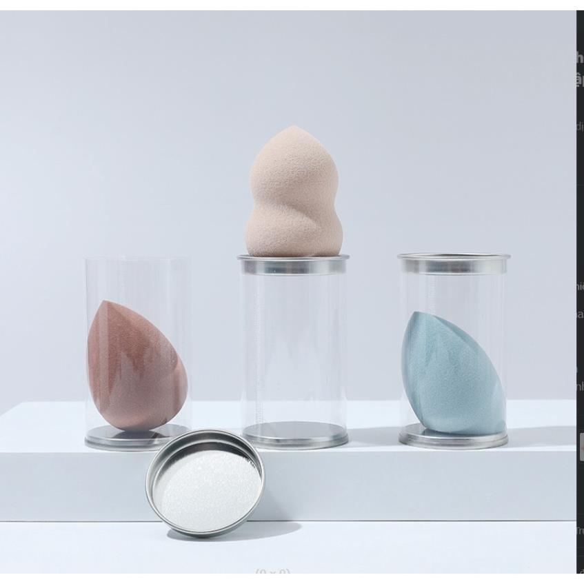 Bông Mút Tán Kem Nền Hồ Lô, Giọt Nước, Vát chéo