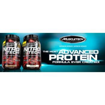 Sữa Dinh Dương Tăng Cơ Nuôi Cơ Phục Hồi Cơ Bắp Muscletech Nitro Tech 2lbs (0.9kgs) Từ Mỹ