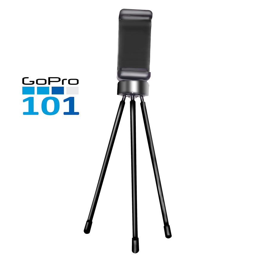 Tripod Mini Kim Loại cực cứng dành cho GoPro, Điện Thoại, Máy Ảnh ren 1/4 đực - GoPro101