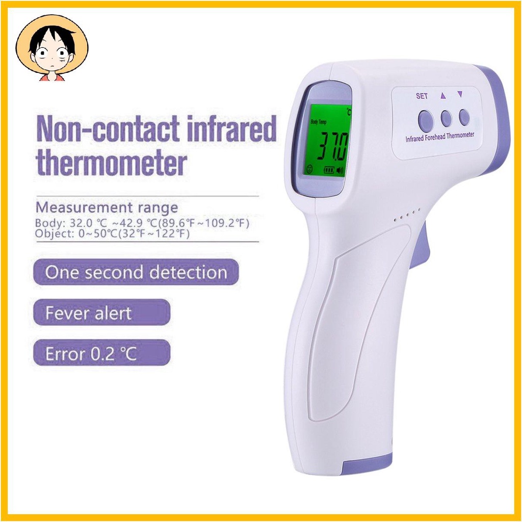 Non-Contact Infrared Forehead Thermometer High Precision Thermometer Kid Adults Indoor Digital Infrared Fever Thermometer