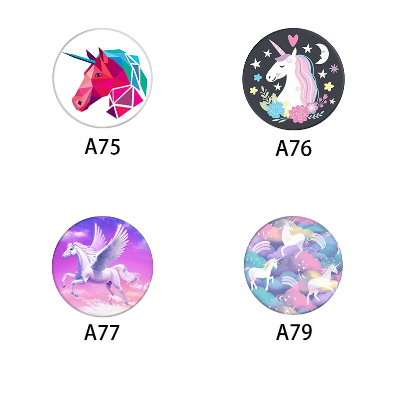 Giá đỡ điện thoại hình ngựa một sừng đáng yêu