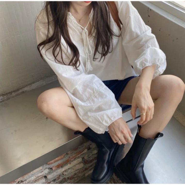 [Mã 153FASHIONSALE1 giảm 10K đơn 50K] Áo chuông 2 màu siêu xinh (709)