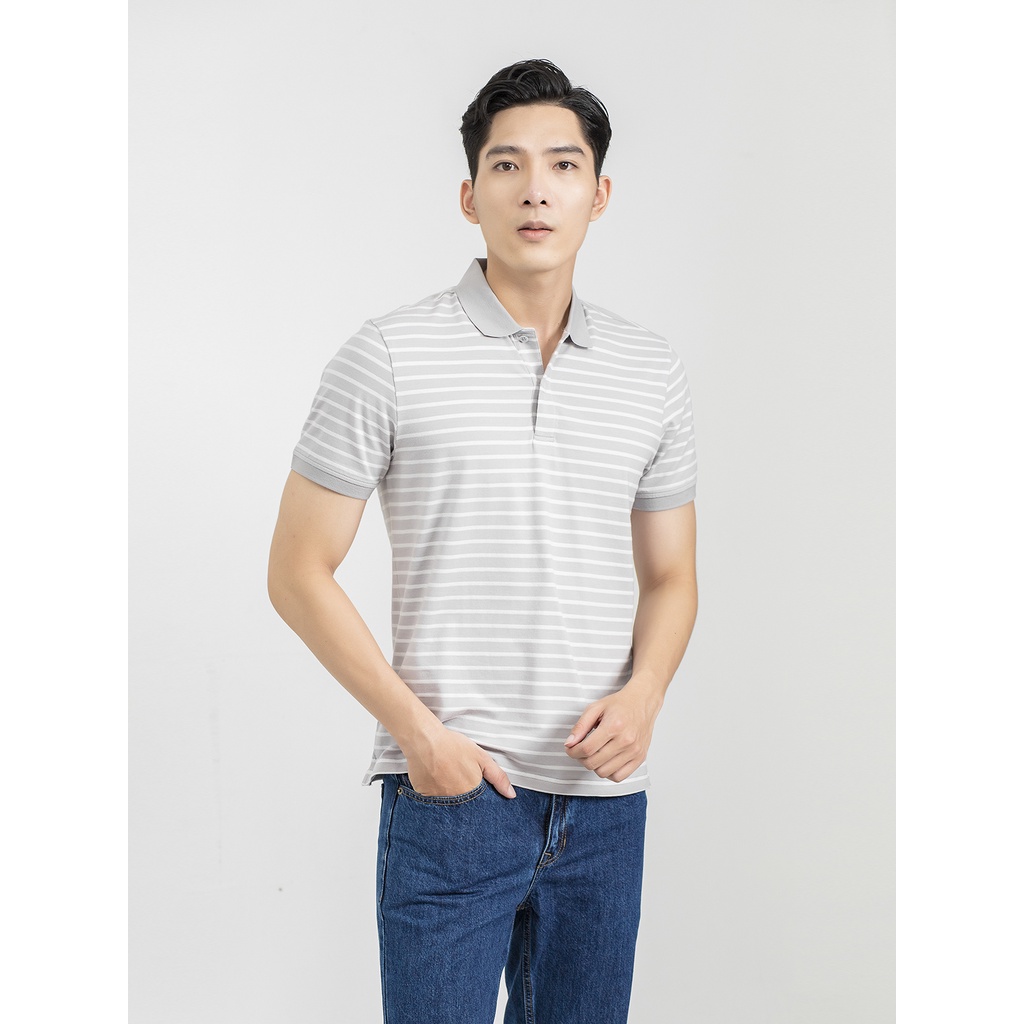 Áo polo nam ARISTINO phom Regular fit suông vừa, chất cotton mềm mại, thoáng mát - APS017S2